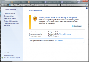 Windows Update Prompt Houston TX Houston PC